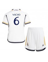 Real Madrid Nacho #6 Domácí dres pro děti 2023-24 Krátký Rukáv (+ trenýrky)